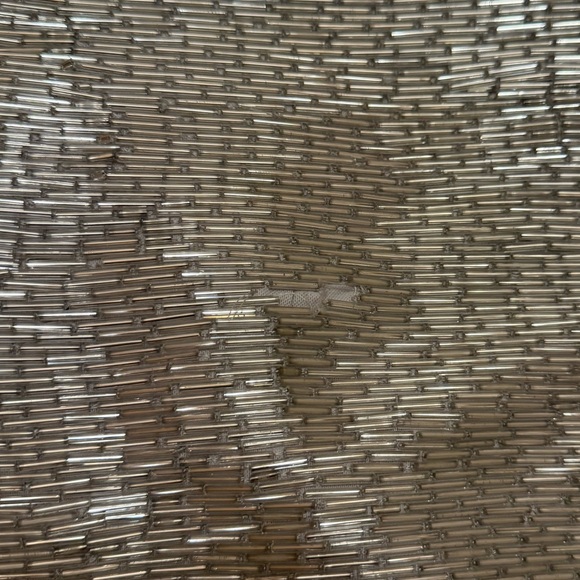 STAUD Le Sable Dress Beaded in Silver size Large - read description - Picture 12 of 12